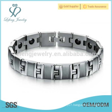 Simple style bracelets with magnetic health care, bracelet for men